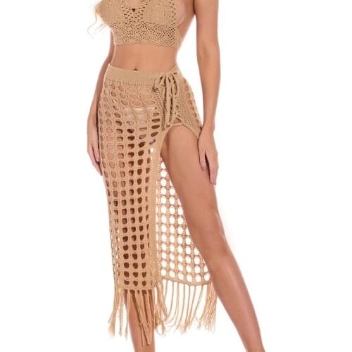 THINKTHENDO Women's Knitted Skirts