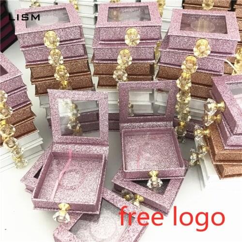 Custom Eyelashes Packing Boxes Gift box Lashes Package Customize Storage Cases Makeup Cosmetic Case Mink False Eyelash