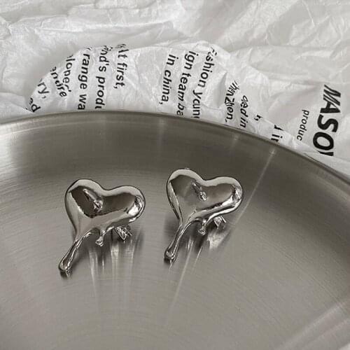 ​ZDMXJL Vintage Sweet and Cool Wind Women Earring An Arrow Through A Heart Earrings Lady jewelry Accessories Pandora 925 Needle