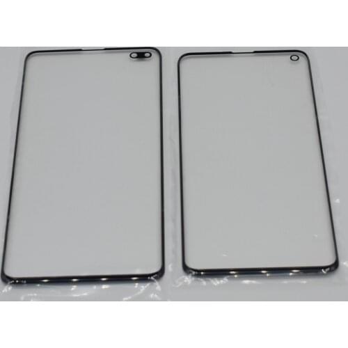 High quality For Samsung Galaxy S10 G973 S10 Plus G975 LCD Touch Screen Front Glass Top Lens Cover Replacement part