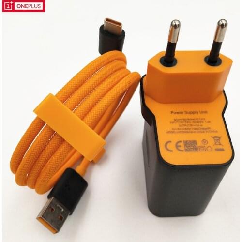 Oneplus 7T Charger Mclaren Warp Charger 30W USB Dash Power Adapter 100cm USB Type C Cable For One plus 1+ 8 6 6T 7 7T Pro 5 5T