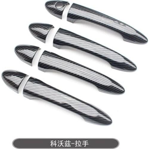 ABS Carbon fiber Car Door handle Protective covering Cover Trim for Chevrolet CAVALIER ORLANDO 2016-2020 Car Styling