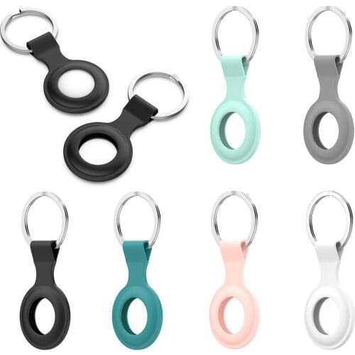 Protection Cover For Apple Airtags Locator Protective Case Sleeve Anti-scratch Anti-lost Silicone Protector Shell For Air Tags