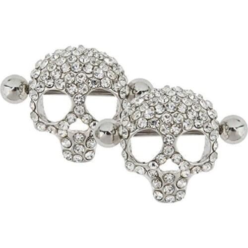 1 Pair Stainless steel Breast Piercing Jewelry Heart Nipple Piercing Bar Nipple Rings Shield Cover Barbell Sexy Piercings