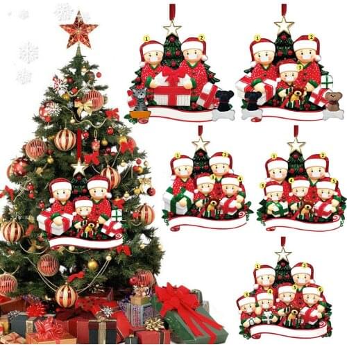 1pcs Christmas Tree Hanging Ornament Home Office xmas Tree Hanging Decoration Polymer Clay Decor