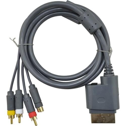 10PCS For Xbox 360 HD TV Audio S terminal line Video Cord Optical Cable