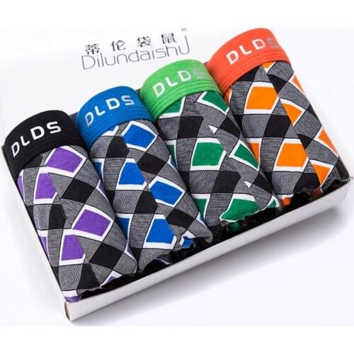 4pcs/lot Mens Underwear Man Boxer Modal Breathable Sexy Boxer Bamboo Ventilate Shorts Free Shipping