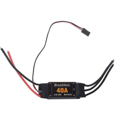 40A Brushless ESC Drone Airplanes Parts Components Accessories Speed Controller Motor RC Toys FPV Durable Quadcopter Helicopter