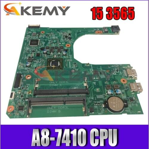Akemy A8-7410 For Dell Inspiron 15 3565 Motherboard 15276-1 Y25DC VGAport Mainboard CN-0GW4F0 GW4F0 100%tested