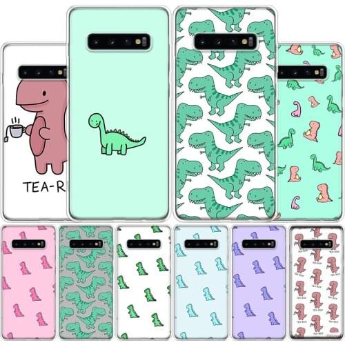 Cute Dinosaur Baby Fashion Lovely Phone Case For Samsung Galaxy A51 A71 A50S A30S A10 A20E A40 A70 M30S A01 A21 A6 A7 A8 A9 Plus