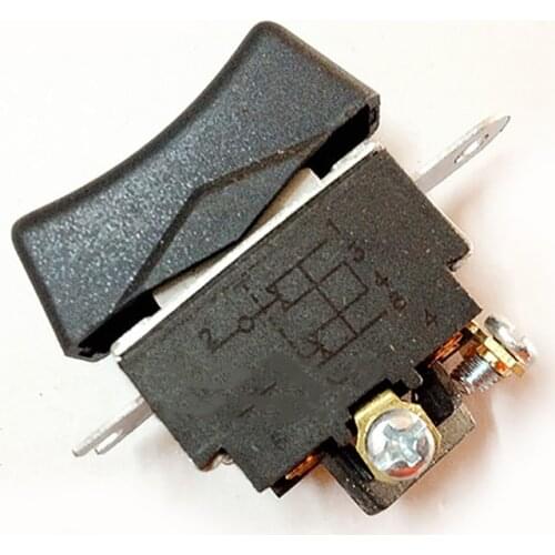 KR28 Electric Wrench Rocker Switch with Screws 3 Positions Double Side Momentary Repair Part for 6906 6905B
