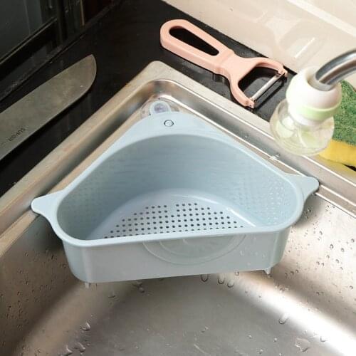 Kitchen Self-Standing Drain Sink Leftovers Soup Juice Separated By Garbage Filter Sink Storage Basket Rack Kitchen accessorie