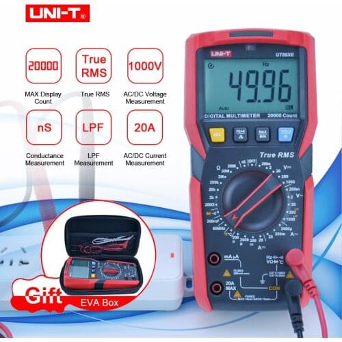 UNI-T UT89XE Professional Digital Multimeter True RMS 20A 1000V AC DC Current Voltmeter Capacitance Resistance Tester