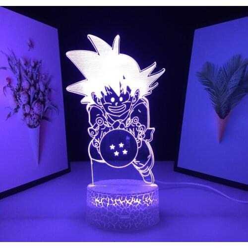 Boy Holding Ball With A Five-Pointed Star Pattern 3D Lamp Acrylic Light Guide Plate for Children Couole Festival Birthday Gifts