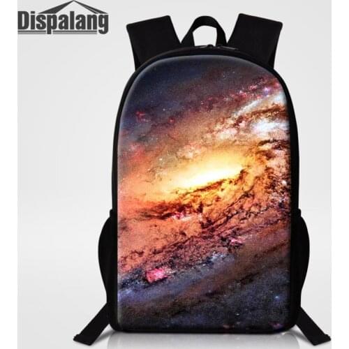 Dispalang Backpack Universe Galaxy Printing School Bags For Teenager Girls Casual Travel Bag Kids Bookbags Rucksack Mochila