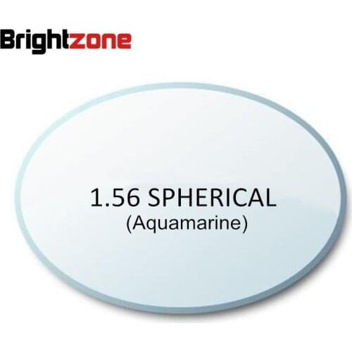 Filling a prescription 1.56 Super-thin HC aquamarine UV CR39resin eyeglasses prescription lenses for myopia/hyperopia/presbyopia