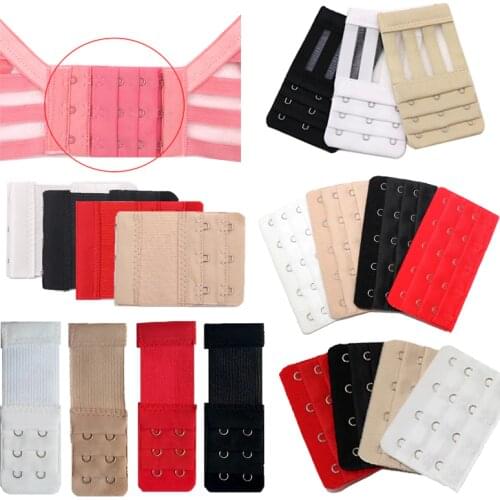 Useful Ladies 1/2/3/4/5 Hooks Bra Extender Nylon Clasp Extension Elastic On Strap Soft Bra Band Extenders Intimates Accessories