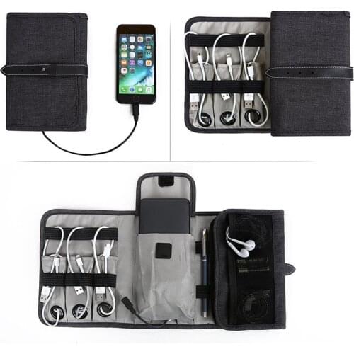 Convenient Digital Package Handbag Electronic Accessories Storage For USB,Earphone Hard Drive Travel Cable Organizer