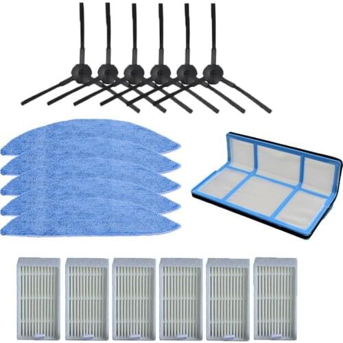 Side Brush Primary Dust Filter Hepa Mop Replacement Parts For Chuwi ilife V50 V5 V5s V3 V3s V5 pro X5 Robot Vacuum Cleaner