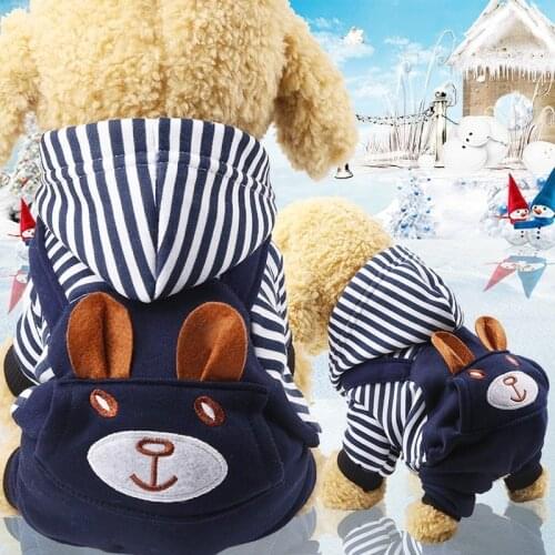 2PUOUPUOU Winter Pet Dog Clothes Cute Dog Clothes for Small Dogs Coat Cotton Ropa Perro Cute Thicken Warm Dogs Clothing XS-XXL