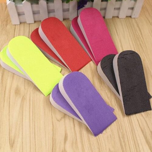 1Pair Eva 2.5cm Half Insole Heighten Heel Insert Unisex Height Increase Insoles Shoe Insoles Sports Shoes Pad Cushion NEW