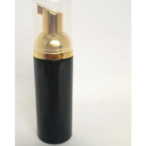 10PCS/lot Plastic Foaming Bottle Soap Mousses Liquid Dispenser Froth Shampoo Lotion Bottling Foam Bottles 60ML Black