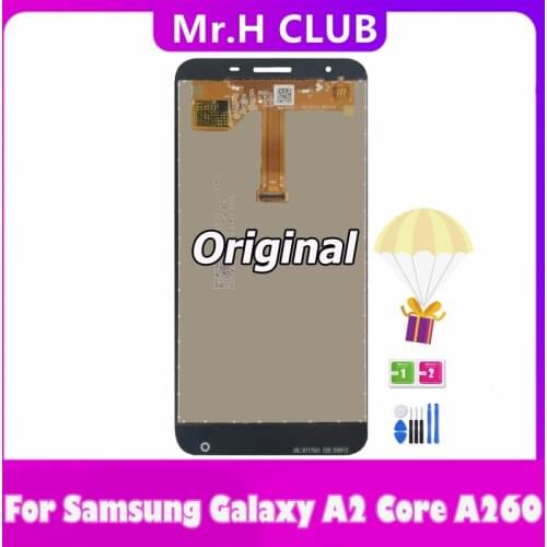 100% Original for Samsung Galaxy A2 Core for Samsung A260 LCD SM-A260F/DS A260F A260G Display Touch Screen Digitizer Assembly