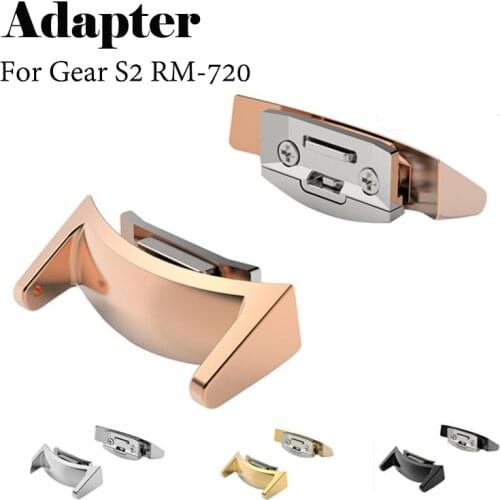 Adapter for Samsung Gear S2 RM-720 metal watchband connector Replaceable Connector Adapter Connect 20mm For Samsung Watch strap