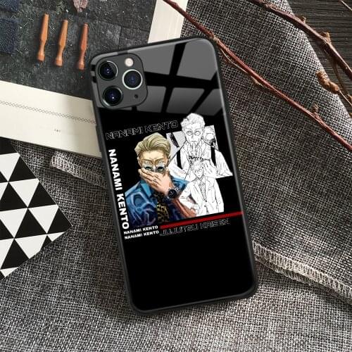 Kento Nanami Jujutsu Kaisen Anime Soft Silicone Glass Phone Case for IPhone SE 6s 7 8 Plus X Xr Xs 11 12 Mini Pro Max Samsung