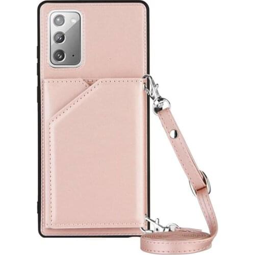 Phone Case For Samsung Galaxy S21 Ultra Plus 5G S20 Lite S20FE M60S A81 Note 10 Lite Crossbody Lanyard Wallet Case Fundas