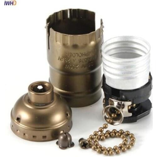 DIY E27 Socket Loft Style Lamp Base E27 Lamp Holder E27 Base Vintage Retro Bulb Holder Fitting E27 Homekit Lamp For Pendant Lamp