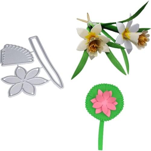 Julyarts Orchid Cutting Dies 2021 Scrapbook Album Craft Dies Carbon Steel Material Craft Creative Paper Card Stencil