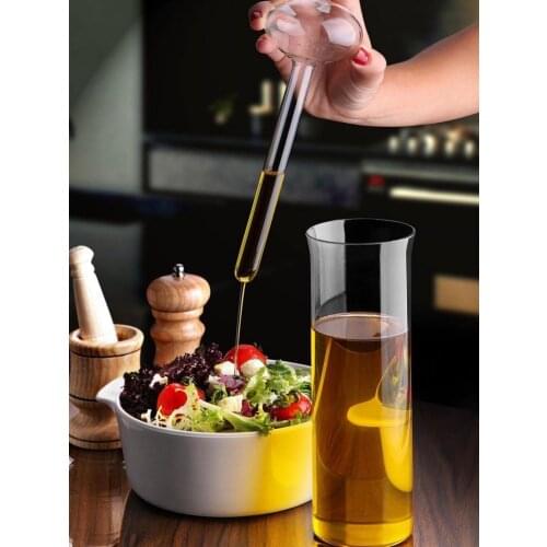 Cooking Seasoning Bottle Dispenser Sauce Bottle Glass Storage Bottles for Oil and Vinegar Creative Kitchen Tools Accessories
