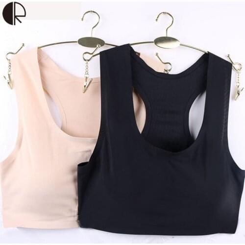 New Womens Seamless Bra Tops Sexy Bandeau Ice Silk Hallow Out Padded Bralette Crop Top Bra Wholesales WI427