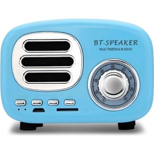 New Retro Bluetooth Speaker Innovative Gift Wireless Cute Speaker Subwoofer Card-inserting Mobile Phone Speaker