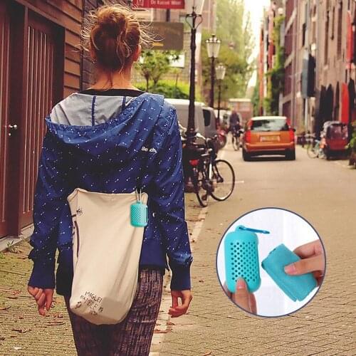 Travel quick-drying towel silicone storage microfiber ice towel travel portable gym cold towel Travel accessories With bag
