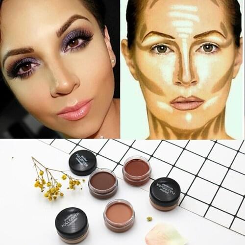 Ultra-Long-Lasting Concealer Foundation Cream Deep Complexion Acne Marks Cover Spots Cement Face Makeup Waterproof 8g