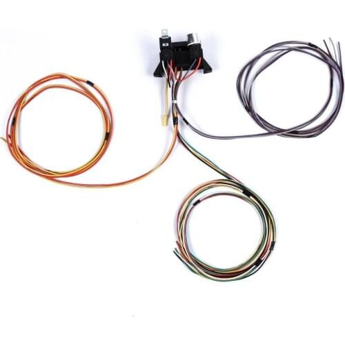 8 Circuit Universal Wiring Harness Kit Fuse Box Wire Car Modification Harness 10 Fuses + 8 Circuits + 8 Pre-wired Terminals