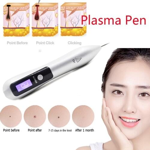 9 level LCD Face Skin Dark Spot Remover Mole Laser Plasma Pen Tattoo Removal Plasma Machine Facial Freckle Tag Wart Removal Tool