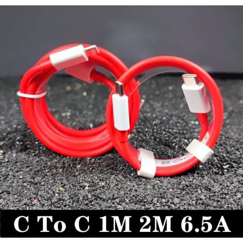 1M 2M Type C to C warp charger Cable 65W charge cable For oneplus 9 Pro PD Usb 3.1 Type C To Type-C Line For 1+ oneplus8T pro