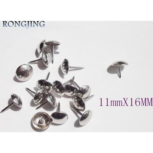 100pcs DIY Wooden Accessories Corners Fixed Rivets Bubble Nails Decorative Furniture Sofa Nails 11X16mm