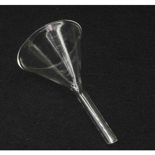 60mm Miniature Lab Glass Funnel Borosilicate Glassware Triangle Funnel