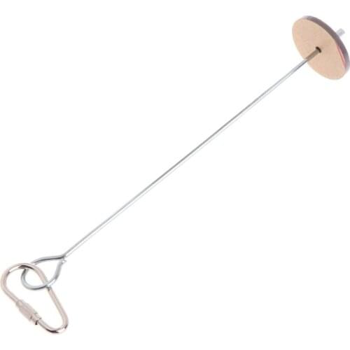 Parrots Birds Food Holder Support Stainless Steel Fruit Spear Thread Meat Skewer