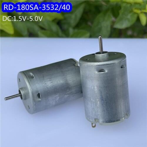 Mabuchi 180 DC Motor 21mm Round Motor DC 1.5V 3.7V 5V High Speed Large Torque Precious Metal Brush DIY Electric Toy Car Model