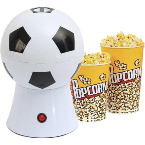 Household automatic hot air popcorn machine household kitchen 220V football popcorn machine childrens new year holiday gift