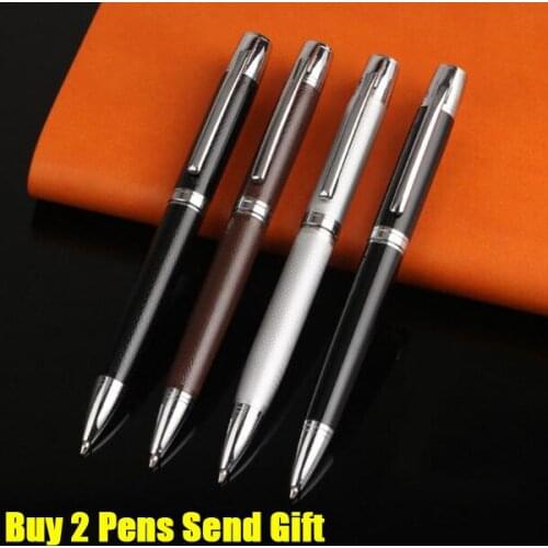 Fashion Design New Arrival Brand Metal Business Men Ballpoint Pen Office Executive Business Signature Pen Buy 2 Pens Send Gift