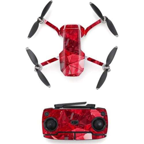 Red Diamond Style Skin Sticker for DJI Mavic Mini Drone And Remote Controller Decal Vinyl Skins Cover