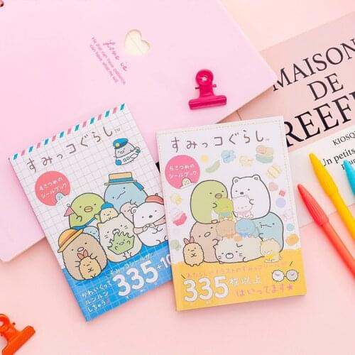 New 335 pcs/pack Kawaii Sumikko Gurashi Book Decorative Stickers Scrapbooking Stick Label Diary Stationery Album