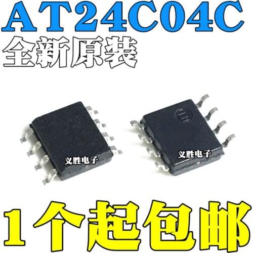 New and original AT24C04C-SSHM-T AT24C04 SOP8 04CM Memory, IC, IC chip, memory chips