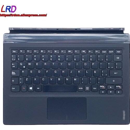 New Original LAS Latin Spain Portable Mini Base Folio Keyboard for Lenovo Ideapad MIIX 710-12IKB Tablet 5N20M31031